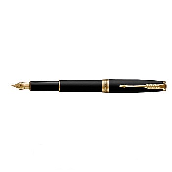 Parker Sonnet Metal & Black GT Rollerball - Rollerball